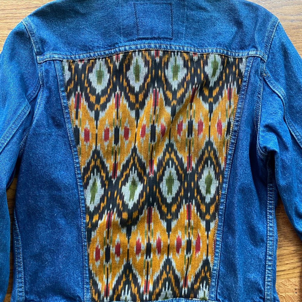 Vintage Jean Patchwork Jacket - image 3
